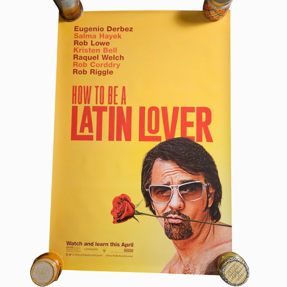 How To Be A Latin Lover 2017 Original Movie Poster 27x40 Eugenio Derbez D/S